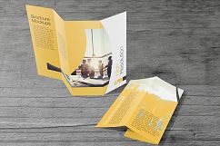 11×17 Double parallel Fold Brochure Mockups Product Image 6