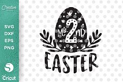 My Second Easter SVG, Easter SVG Cut File, Happy Easter SVG Product Image 1