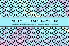 Abstract geometric pattern on holographic background vectors Product Image 2