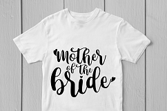Mother Of The Bride - Wedding SVG EPS DXF PNG Cutting Files Product Image 2