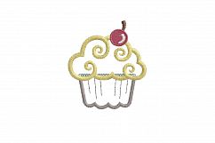 Cherry Cupcake Applique Embroidery Design Product Image 10