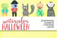 Watercolor Halloween Product Image 1