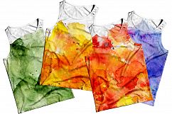 Boho Watercolor abstract Cactus Tropical clipart Product Image 17