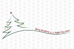 Merry Christmas And A Joyful New Year SVG DXF JPG PNG Product Image 1