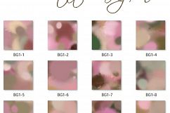 Pink and Green Watercolour Abstract Backgrounds Product Image 2