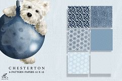 Westie Illustration Set + Bonus Patterns &amp; Alphabet Product Image 5