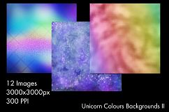 Unicorn Colours Backgrounds II - 12 Image Set Product Image 2