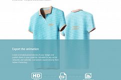 Polo Shirt Animated Mockup Product Image 3