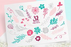 Spring vector lettering &amp; floral greeting card Product Image 9
