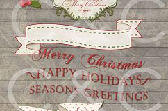 20 Holiday Tags- Elements/ Wordart/ Clipart Product Image 4