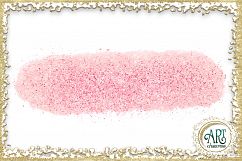Brush Strokes in Blush Pink - Pink Glitter - Digital Clipart 24 of beautiful PNG files Product Image 16