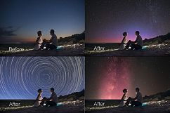 52 Starry Sky Photoshop Overlays Product Image 3