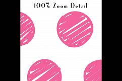 100 Seamless Color Hand Drawn Polka Dot Digital Papers Product Image 4