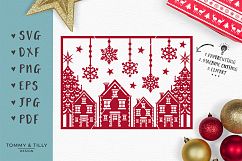 Christmas Scene - SVG EPS DXF PNG PDF JPG Cut File Product Image 1