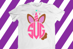 Unicorn Easter Bunny SVG File Product Image 2