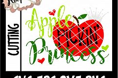 Apple Pickin Princess - Halloween SVG Cutting File Product Image 2