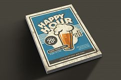 Happy Hour Vintage Flyer Product Image 4