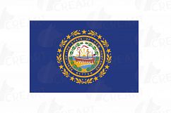 USA Capital and States flags Clip Art collection for Print Product Image 13