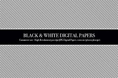 Black and White Digital Papers - P2 Product Image 3