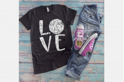 Volleyball Love - Distressed Product Image 2