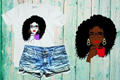 Black Woman Nubian Princess Queen Beautiful African 428SV Product Image 1