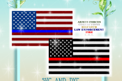 I Support All USA Flag SVG DXF Files for Cricut Silhouette Product Image 5