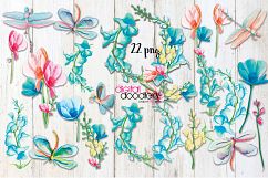 Snapdragons and Dragonflies Product Image 2
