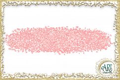 Brush Strokes in Blush Pink - Pink Glitter - Digital Clipart 24 of beautiful PNG files Product Image 8
