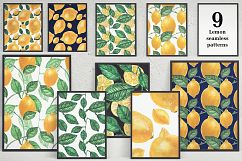 Lemon Garden. Botanical Watercolor Product Image 2