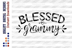 Blessed Grammy SVG Blessed Grandma Svg Womens shirts Svg Product Image 2