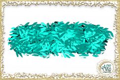 Teal Aqua Glitter Brush Strokes 24 PNG Aquamarine clipart Splashes  Product Image 17