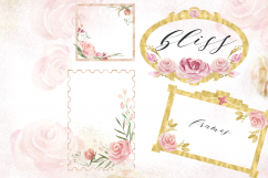 Watercolor flower clipart. Bliss. Product Image 7