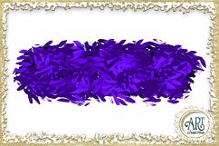 Brush Strokes in Violet Glitter - Digital Clipart 24 of beautiful PNG files Product Image 15