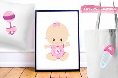 Baby Girl  graphics and illustrations Product Image 5