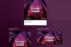 Halloween Movie Night Design Templates Bundle Product Image 15