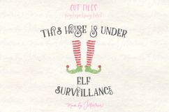 Elf Surveillance Svg or Elf Cam Svg as Christmas Svg Files Product Image 1