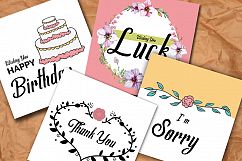 Square Multiuse Wishing Cards Product Image 2