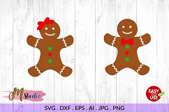 Gingerman svg, gingerbread, for Silhouette Cameo or Cricut. Product Image 1