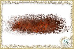 Chocolate Coffee Brown Glitter Brush Strokes 24 PNG Aqua clipart Splashes  Product Image 16