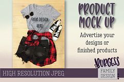 MOCK UP Plaid festival style | High Resolution JPEG Product Image 1