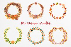 Fall collection. Watercolor. Product Image 11