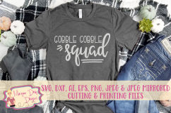 Gobble Gobble Squad SVG, DXF, AI, EPS, PNG, JPEG Product Image 1