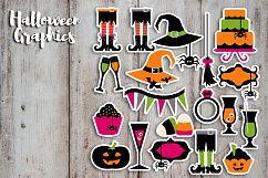 Cool Halloween Party Clip Art Graphics and Illustrations Product Image 3