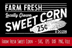 Farm Fresh Sweet Corn | Cut or Print | SVG | PNG | Farmhouse Product Image 1