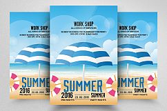 Summer Beach Picnic Flyer Product Image 1