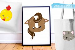 Farm Animals graphics and illustrations Product Image 5
