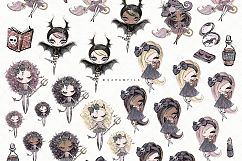Halloween Characters Clipart Product Image 2