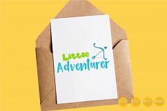 little-adventurer cutting files svg, dxf, pdf, eps included - cut files for cricut and silhouette - Cutting Files SG Product Image 4