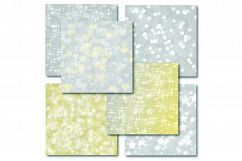 Gold and Silver Bokeh Digital Paper Product Image 3