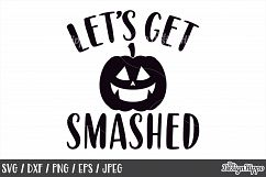 Lets get smashed SVG, Jack o lantern, Halloween, Pumpkin PNG Product Image 1